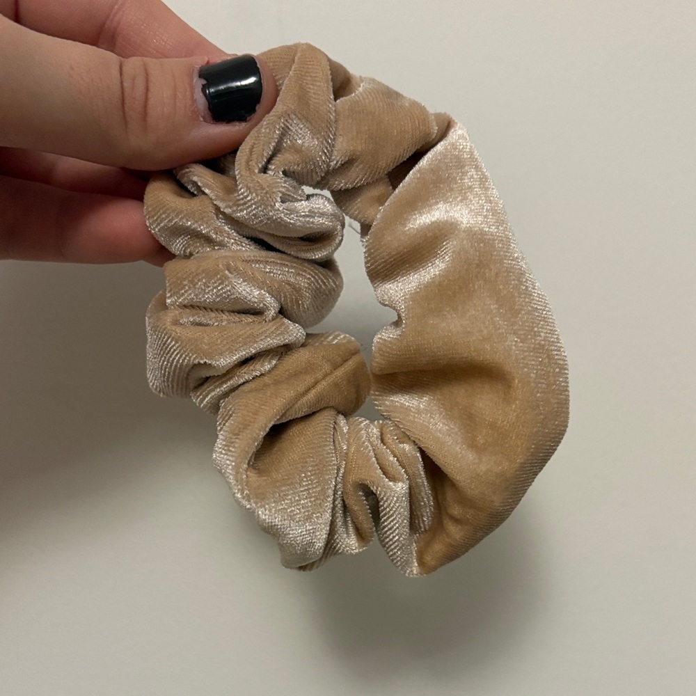 Luxurious Velvet Hair Scrunchie with hidden compartment